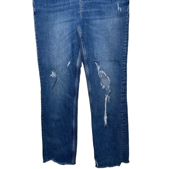 Free People We The Free High Rise Distressed Ripped Slim Jeans Sz28 - Picture 5 of 16